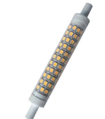 China LED R7S Ceramic 10W 118MM ceramic  360degree led BUlb r7s 118mm 10w led corn light for sale