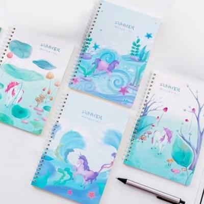 China New Product 2021 Factory Price Custom 100 Pages Premium Spiral Trending Planner Printing School Spiral Notebooks For Students for sale