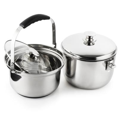 China Pot Kitchen Stainless Steel Large Capacity Sustainable Energy Saving Thermal Cooker for sale