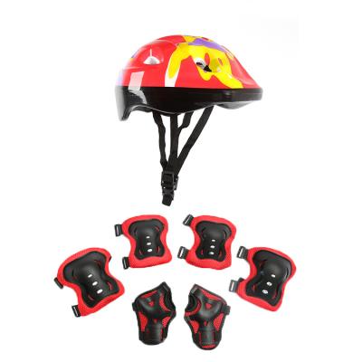 China Sports Gear Protector Adults Protective Gear Six Piece Set Roller Skates Wholesale Knee Gear For Kids for sale