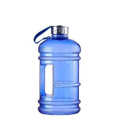 China Plastic Water Bottle Drinks Straight Sustainable Large Water Bottle 70oz Blue Multi Colors For Outdoor Camping for sale