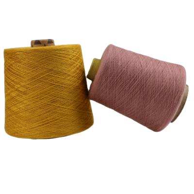 China 20 Colors 2/28Nm 14.5Micron Anti-Static Cashmere Blended Yarn For Weaving And Knitting In Stock for sale