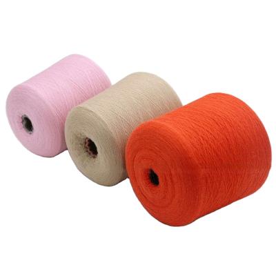 China 20 Colors 2/26Nm 14.5Micron Worsted 100% Stock Anti-Static Cashmere Yarn For Weaving And Knitting In Stock for sale