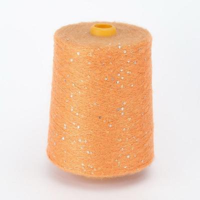 China Anti-Static High Quality Pearl Yarn Blended Knitting Yarn 2/26NM 90%BCI 10%Wool Cotton Machine Washable for sale