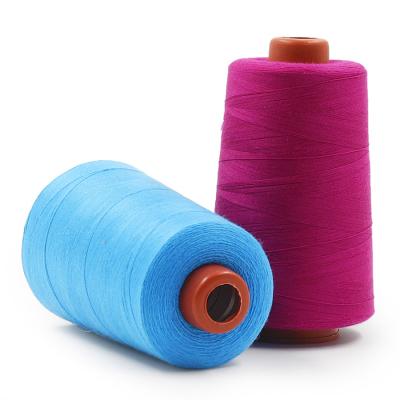 China Anti-Static Acrylic Polyester Blended Yarn 1/10NM 28%Acrylic 33%Recycled Polyester 39%Cotton Yarn For Sweater Knitting Scarf for sale