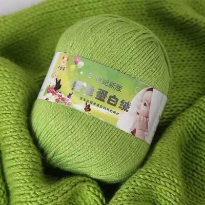 China Anti-pilling 100% Acrylic Wool Yarn For Baby Sweaters 50g 6-Ply Soft Natural Smooth Hand Knitting Crochet Yarn For Scarf, Leggi for sale