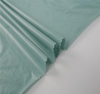 China 2022 raincoat new plain weave style jacket nylon taffeta fabric for sale