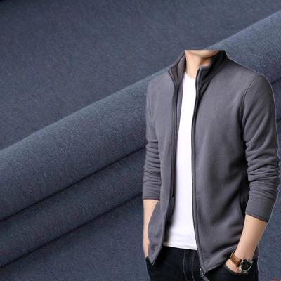 China New fashion polyester cotton anti-static tank top fabric bonded fleece fabric for clothing and leisure sportswear for sale