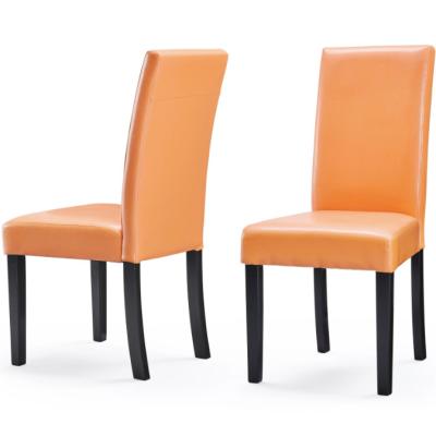 China Modern Popular Modern Monsoon Villa Faux Leather Pastor Dining Chairs for sale