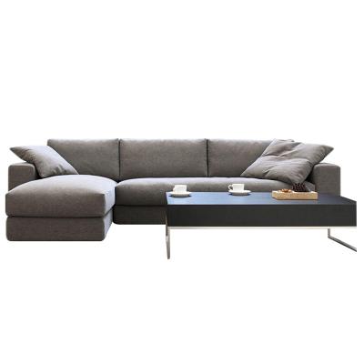 China L-Shaped Combo Living Room Fabric Couch Cover Removable Cover Top-selling Sectional Sofa for sale