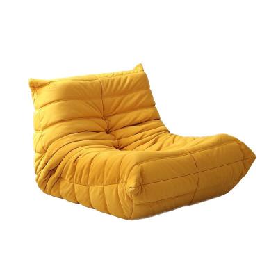 China Modern Cozy Couch Caterpillar Fabric Caterpillar Design Single Lazy Couch Couch Sofa Modern Cozy Couch Caterpillar for sale