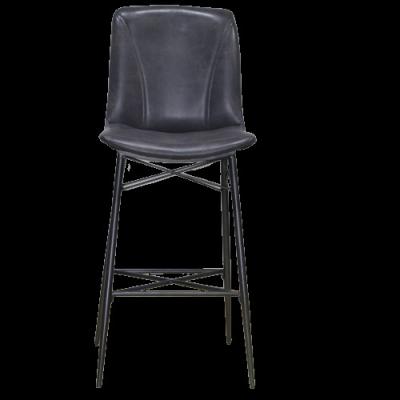 China Modern Design Metal Bar Furniture Modern Design High Bar Chair Steel Bar Stools for sale