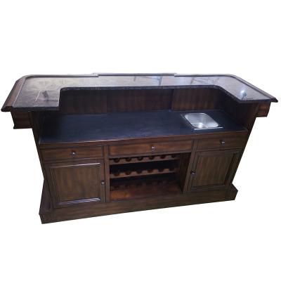 China Customization Modern Wholesale Solid Wood Reception Table Front Counter Lobby Reception for sale