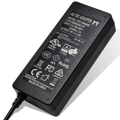 China Switching 100 240v 50 60 Hz Guitar 4.0a Switching 9 V AC DC Volt 4 Amps 36 Watt Mains 9.5v / 9v 4a Universal AC DC Power Supply Adapter for sale