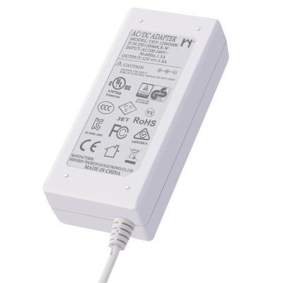 China 5.0a ac/dc 5.5a 60w power supply for Led strip light 100 240v Australia 4.0mm*1.7mm cctv 5amp adapter 12v 5a 5000ma ac adapter YHY-12005000 for sale