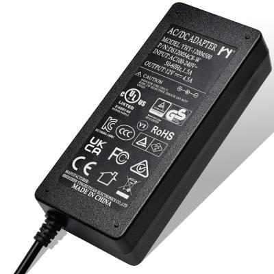 China Massager 4.5a 12vdc 54 Watt AC DC Power Supplies UL 12v Switching Power Adapter 12 Volt 4.5 Amp For Massager for sale