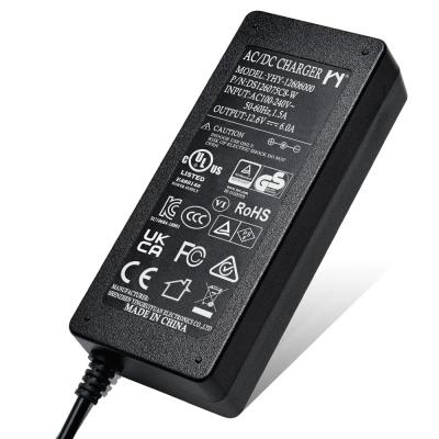 China Universal Laptop Lithium Ion Battery Chargers With Ul Desktop Battery DC Lipo Deskstop 12.6v 6a CE kc Saa Pse CE Certificate Approved for sale