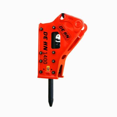 China 20 Ton Hydraulic Rock Breaker Consruction Excavator Attachment Hydraulic Hammer With Chisel 140mm for sale