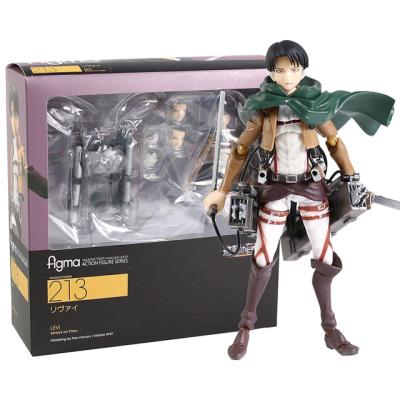 China Funny Figma Attack on Titan Shingeki No Kyojin Ackerman Anime Action Number Toy #213 for sale