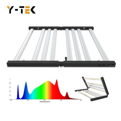 China Seed Starting Ytek Horticulture Foldable Greenhouse 760w Grow 8 Bar IR Light Switch Samsung 301B 1000w Led Hydroponic Plant Growth Lamp for sale