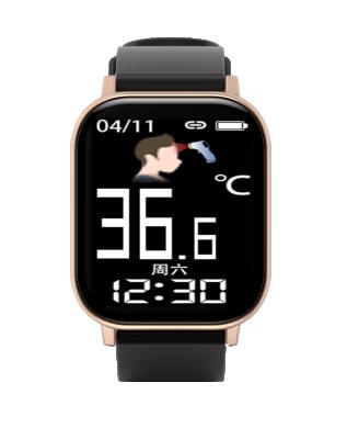 China Custom IOS Android Waterproof Smartwatch Sport Smartwatch GTR-H IP67 Temperature CE Rohs Real Time Smart Watch OEM for sale