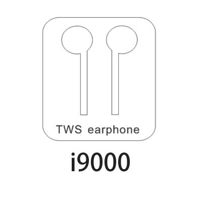 China Perfect Sound i9000 TWS Air 2 Radio BT Headsets Tws i10000 PK H1 Chip i200 i500 i9000 For All Phone and Android TWS for sale