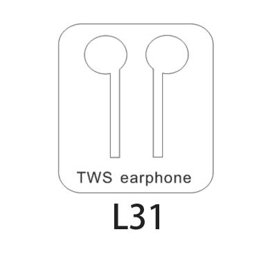 China 2020 Amazon L31 Earbuds Best-Selling In-Ear BT 5.0 TWS Wireless Earbuds With Charging Case BT Earphone for sale