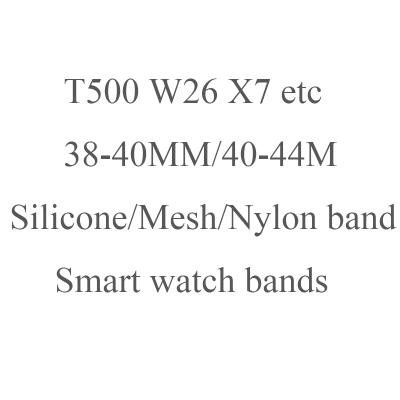 China OEM 2020 Factory Wholesale Adjustable For Smart Watch Band 38mm 42mm Colored Silicone Smart Watch Band High Quality Replacement for sale