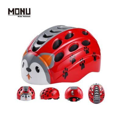 China 2022 New MONU Compounds Kid Children Bike Helmets Scooter Skateboard Road Bike Cycling Helmet For Kids for sale