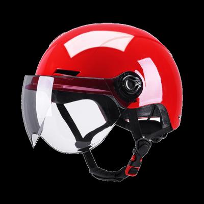 China Wholesale Safety Head Protection Bicycle Parts ABS Safety Helmet Electric Motorcycle Helmet for sale