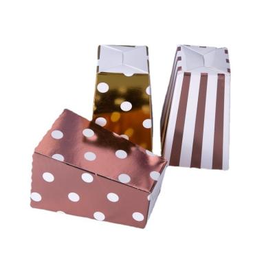 China Recyclable Customized Logo Printing Food Grade Paper Box Packaging Foldable Paper Popcorn Boxes for sale