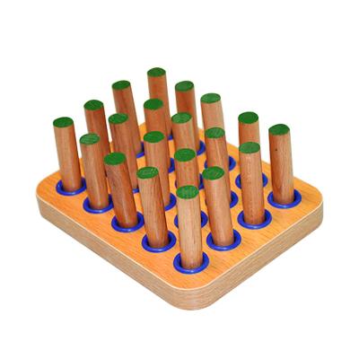 China Wooden Cerebral Palsy Finger Precision Training Equipment Hand-Eye Coordination Teaching Aid Hemiplegia Home Exercising Project for sale