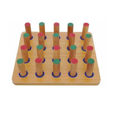 China Wooden Cerebral Palsy Finger Precision Training Equipment Hand-Eye Coordination Teaching Aid Hemiplegia Home Exercising Project for sale