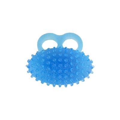 China Oval Silica Gel Silicone Material Rehabilitation Ball Hump Stimulation Massage To Help Tactile Recovery for sale