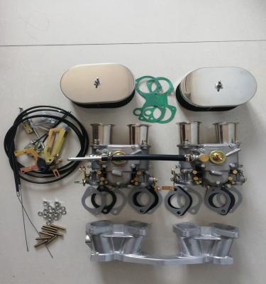 China FAJS Twin 45DCOE Carburetor Kit for Volvo o B18/B20 inc Manifold & Link 45 for sale