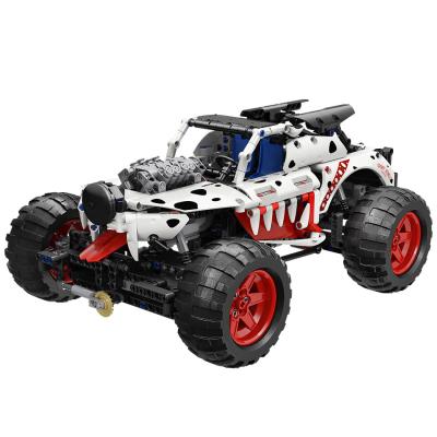 China DIY 980+pcs/set TOY 88006 Radio Control Tech Cars Dalmatian Monster Truck Building Block Bricks For Kids Christmas Gifts for sale