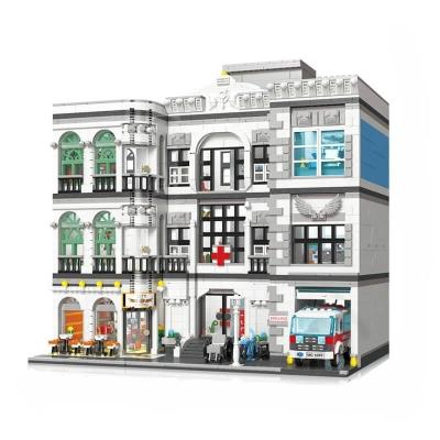 China DIY TOY Hospital 89135 10188 4953+pcs/set Create Expert Street View Building Block Toys For Kids Christmas Gifts for sale