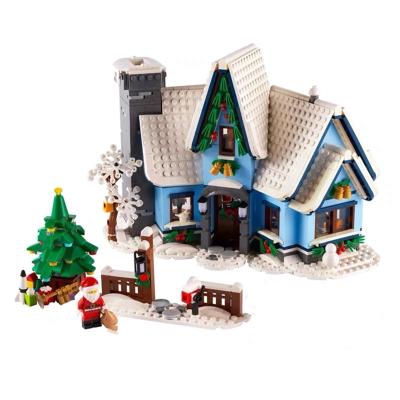 China DIY TOY Santas Visit 88088 building block Kit Christmas Gifts For Kids of 10293 of 1445pcs Diy of model Winter Village bricks for sale