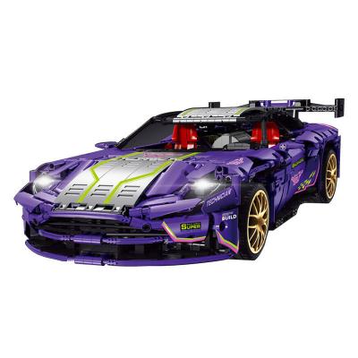 China DIY PLAY ONE APP 77 dark purple k136 remote control car technic 2268+pcs/set MOC-62260 building block bricks children Christmas gifts for sale