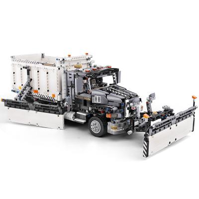 China DIY TOY mouldking snowplow 13166 MOC-29800 tech racing car 1637+pcs/set building block bricks Christmas gifts for sale