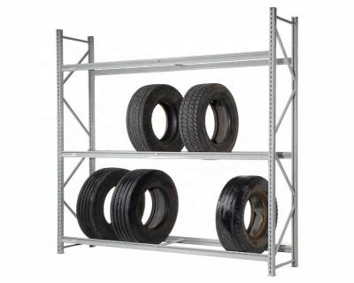 China Adjustable and ESD Protection Customized Heavy Duty Stackable Warehouse Tire Rack Garage Tire Shelving for sale