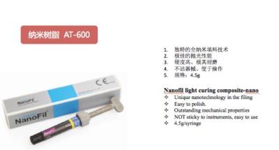 China Nanofil Dental Light Cure Composite Dental Composite Resin Nano for sale