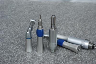 China Straight Low Speed Handpiece Air Motor And Latch Type Contra Angle for sale