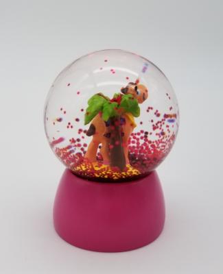 China PET & Resin 65mm PET Snow Globes / Water Globes for sale