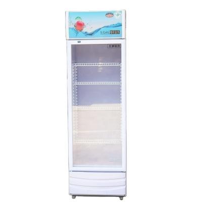 China Single-temperature Custom Commercial Kitchen Fridge Glass Door Refrigerator for sale