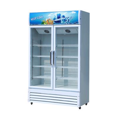 China Single-temperature Freezers Vertical Freezer Pepsi Commercial Vertical Beverage Fridge / Cola Glass Door Fridge for sale