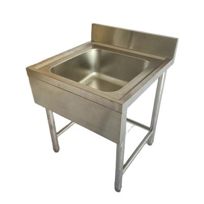 China Without Faucet Stainless Steel Sink for European market Restaurant Industrial Commercial Kitchen Sinks for sale