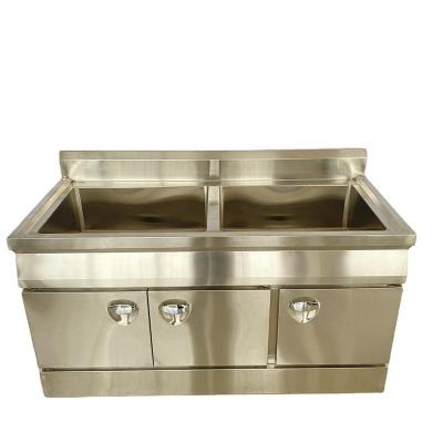 China Without Faucet Commercial Warehouse Price Sink Stainless Steel Sink Table Cabinet For Catering Hotel for sale