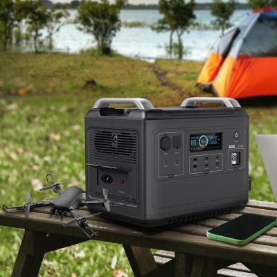 China Outdoor camping travel generator wireless lithium battery charging solar pack charging 2000W radio power banks portable power station for sale