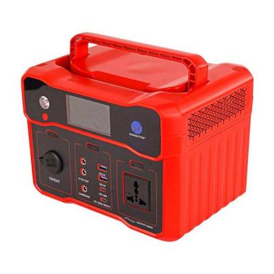 China 500W AC Output 110V 220V Lithium Battery Wireless Charging Solar Outdoor Backup Portable Power Station for sale